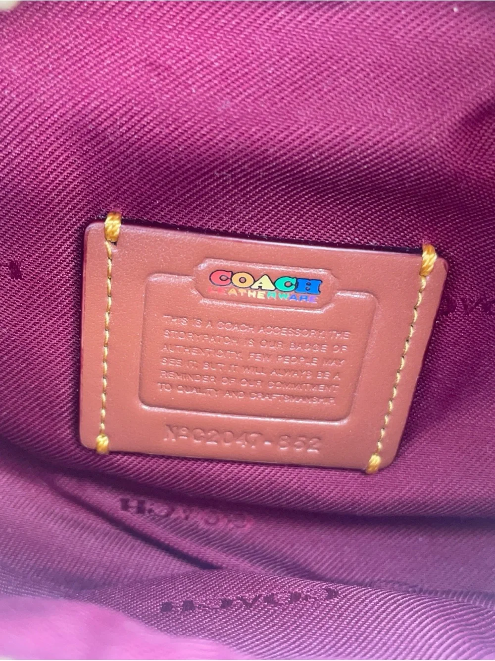 Coach pride crossbody